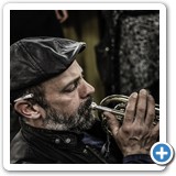 An der Zwergtrompete Steff