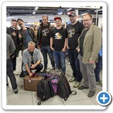 Sonntag Vormittag: Abschied am Flughafen in Rom