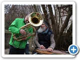 Zitter mit Blasmusik: kleine Session der Musiker