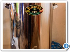 Auf der kleinen Anlage gibt es wieder Sonderbier