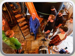 6:30 Uhr am Morgen - Einweisung von Braumeister Georg Merklein