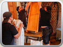 Allerdings müssen die Säcke hoch