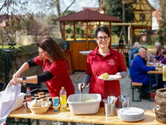 Es gibt Mittagessen für alle