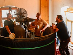 Malz wird ausgeräumt