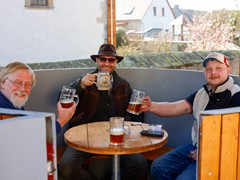 Test der neuen Hütte