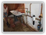 Renovierungsaktion im Brauhaus: vorher
