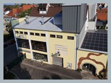 Blick auf die Brauerei