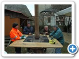 Ofen wird aufgebaut