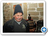 Erster Anwärter für die originellste Mütze des Festes