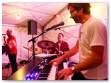 On the drums...