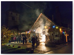 Brauhaus in der Nacht