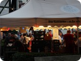 Bierausschank im neuen Zelt
