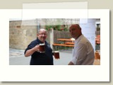 Einer der ersten Bierabholer