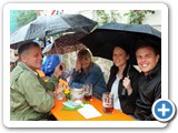 Stimmung weiterhin gut, der Nieselregen war dann später weg