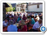 Der Spielplatz füllt sich (vor allem im Schatten)	