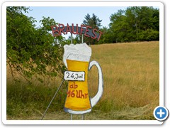 Unsere einzige Werbung für unser Braufest 2023 ... hatten wir gedacht
