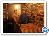 Neue Fassablage im Keller von Heiner