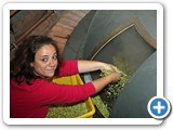 Sandra gibt Hopfen zu