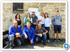 Bierprinzessin, Ehrenbraumeister Georg Märklein + Brauer und Helfer