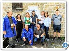 Bierprinzessin, Ehrenbraumeister Georg Märklein + Brauer und Helfer
