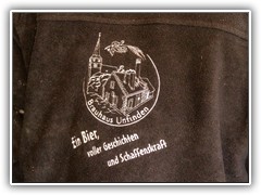 Unser Logo auf Jacke